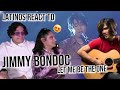 Latinos react to JIMMY BONDOC for the first time | Let Me Be The One (MYX Live)| REACTION