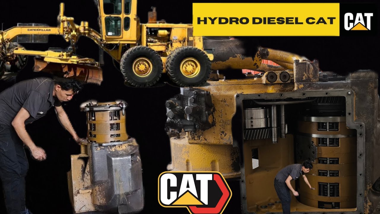 Caterpillar Grader 14G Gearbox Repair