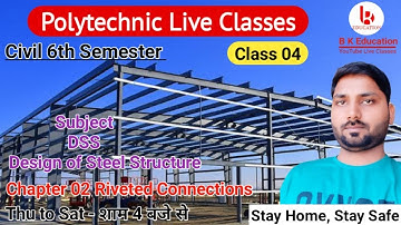 DSS | Chapter 02 Riveted Connections | Class 04 | Civil 6th Semester by Brijesh Sir