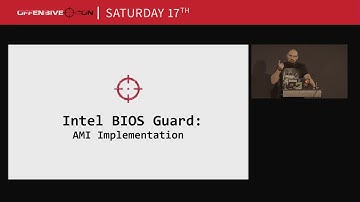 OffensiveCon18 - Alex Matrosov - Betraying the BIOS: Going Deeper into BIOS Guard Implementations