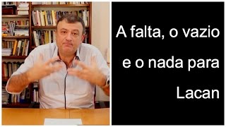 Qual é a diferença entre a falta, o vazio e o nada? | Christian Dunker | Falando nIsso 78