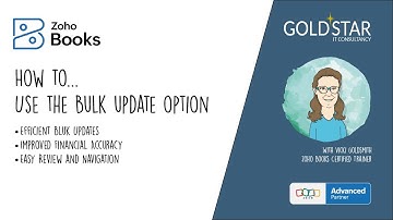 How to use the bulk update facility in Zoho Books