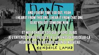 Maroon 5 - Don't Wanna Know ft. Kendrick Lamar (Traduction Française)