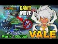 YOU CAN'T MOVE!! Vale Crazy Combo - Top 1 Global Vale Taka No Me - Mobile Legends