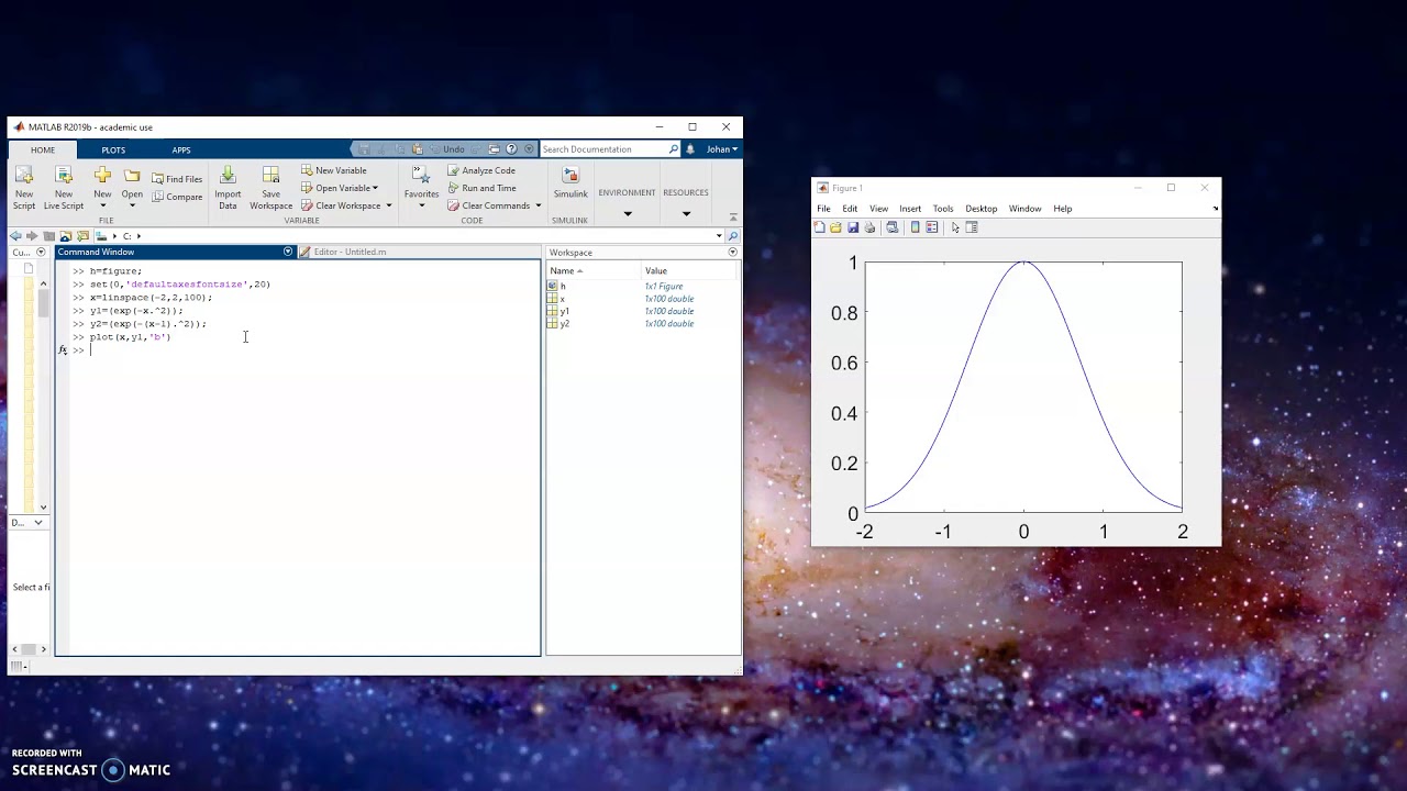 Matlab Ploting simple model - YouTube
