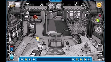 Club Penguin Rewritten hidden pin at the stage play 