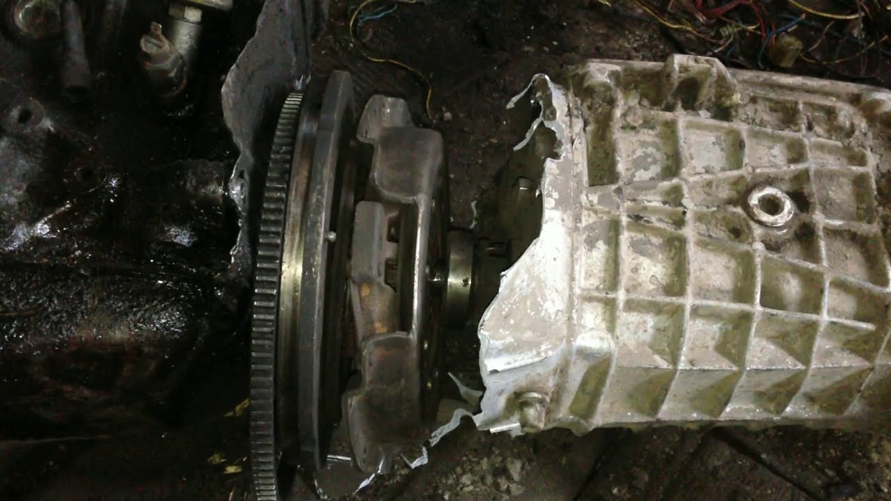 Снятие КПП - ВАЗ , один из способов. - YouTube