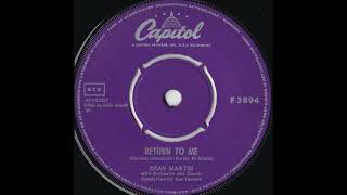 Dean Martin - Return To Me  (1958)
