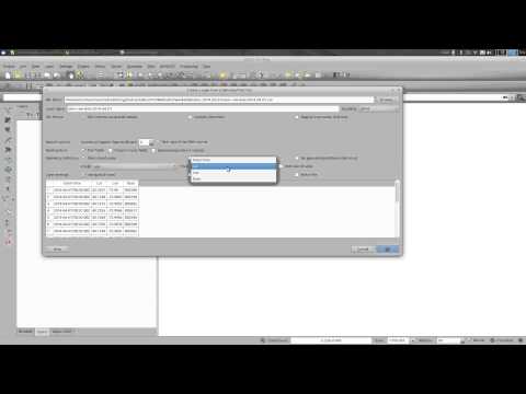 QGIS: Load CSV