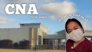 CNA/PCT job vlog | PART 1 New Hire Orientation, first day of work on the floor | MedSurg
