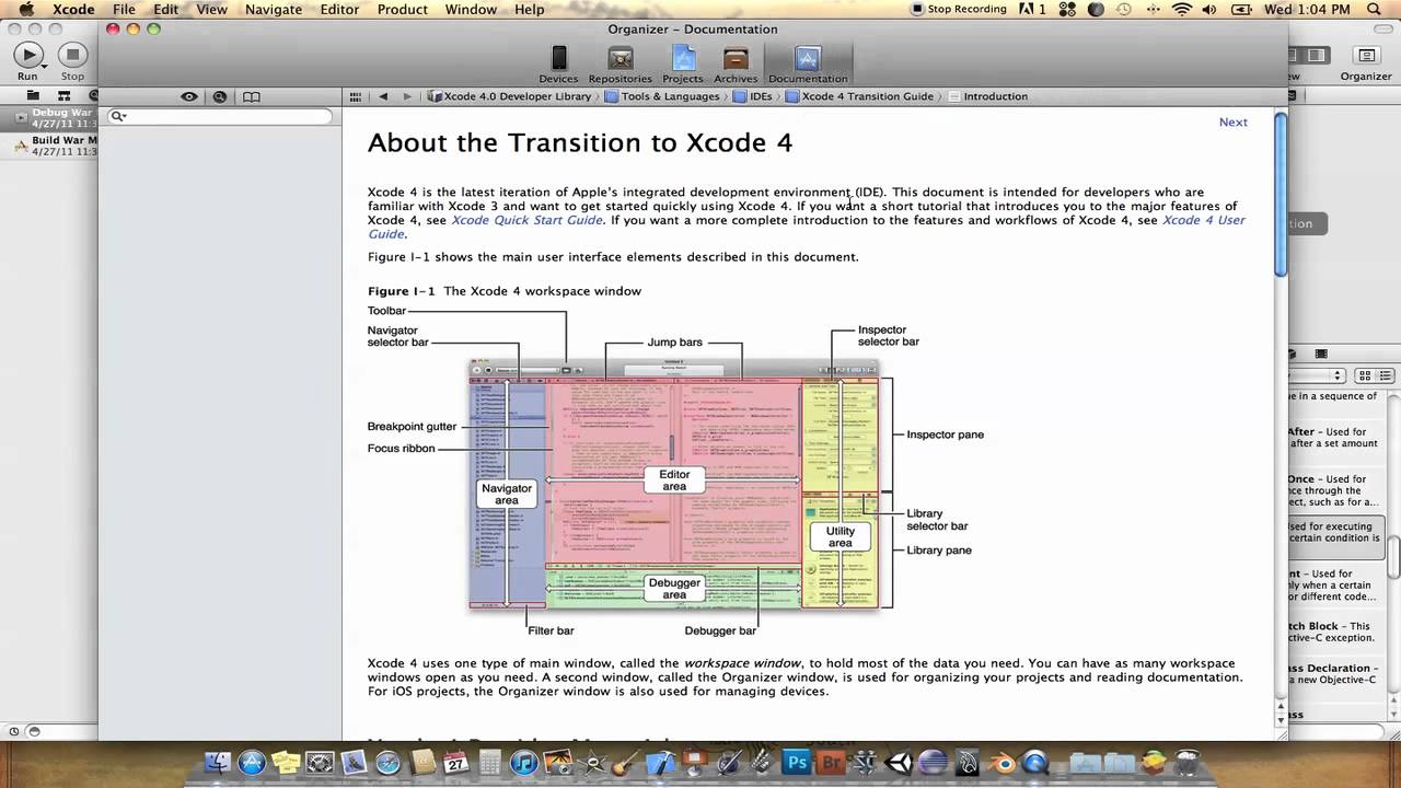 XCode 4 Introduction - YouTube