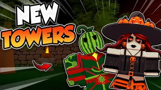 NEW Melon and Witch Towers!  The House TD Roblox