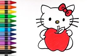 Day 9 | Hello kitty drawing step by step drawing tutorial for kids | Sanrio character drawing 