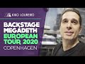 Backstage Megadeth European Tour 2020   Copenhagen ( legendado)