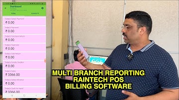 Multi Branch Report in Raintech POS Billing Software call Billing Software