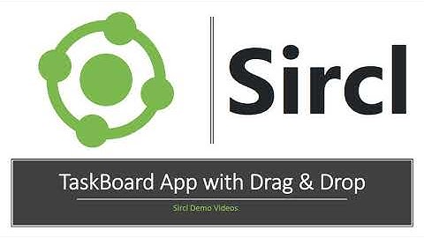 Sircl Demo - TaskBoard App
