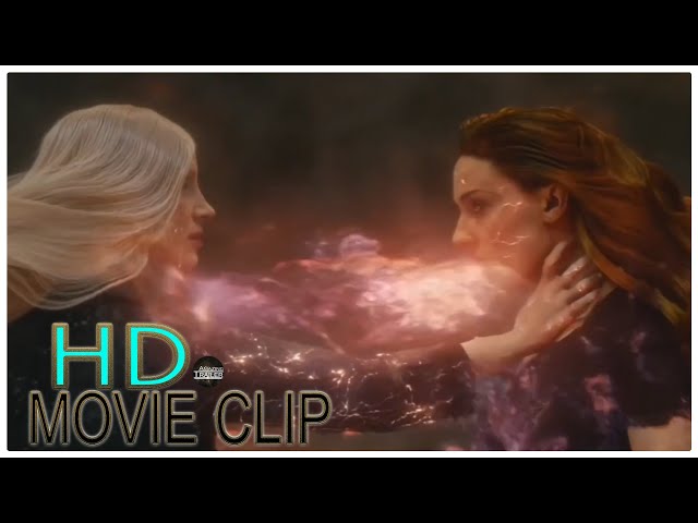 Jean Grey vs Vuk Alien | Epic Fight Scene | Final Battle [Part 3] | X MEN: DARK PHOENIX | (2019) class=