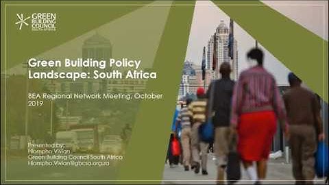 WEBINAR: Building Efficiency Accelerator (A focus on South Africa