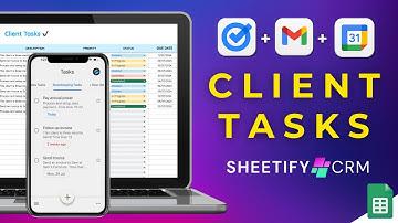 Google Sheets Task Tracker Template (Sheetify CRM)