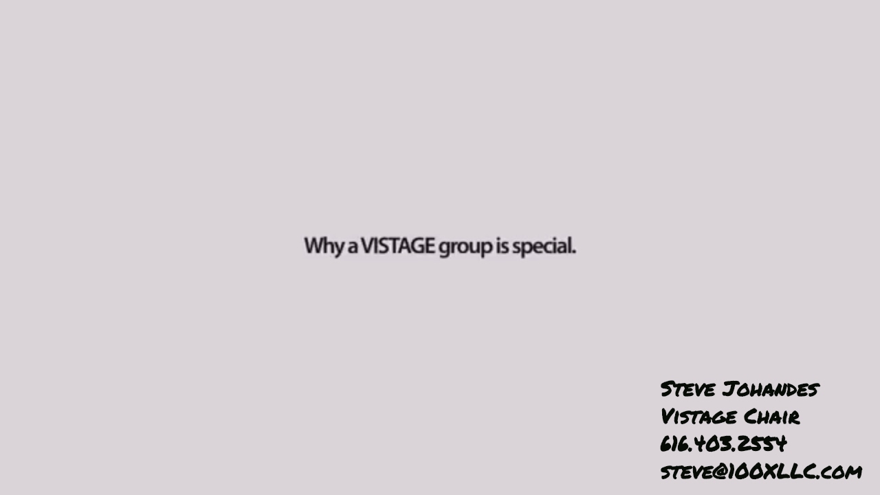 Why Vistage? YouTube