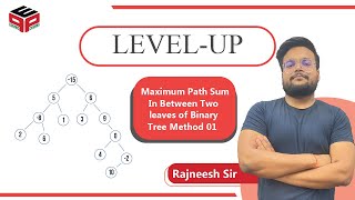 Maximum Path Sum In Between Two leaves of Binary Tree Using Pair Method pepcoding Solution