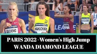 [HIGHLIGHT] WOMEN'S HIGH JUMP || PARIS 2022 - WANDA DIAMOND LEAGUE