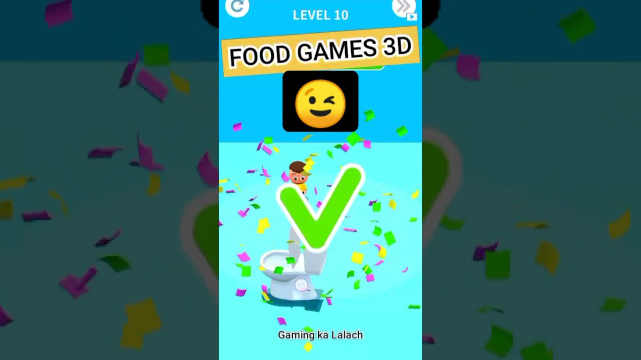 Food Games 3D Level 10 