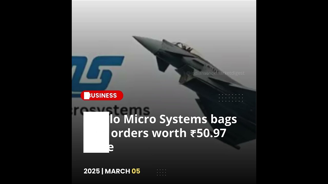 Apollo Micro Systems bags new orders worth ₹50.97 crore
