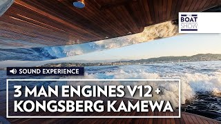 3 MAN V12 ENGINES + KONGSBERG KAMEWA WATERJET - Experience on Board - The Boat Show by THE BOAT SHOW 3,445 views 1 month ago 30 minutes