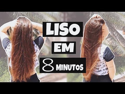 COMO SECAR/ALISAR O CABELO EM 8 MINUTOS !