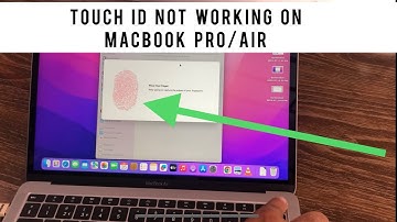 MacBook Pro/Air Touch ID Not Working To Unlock.