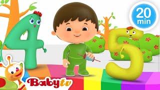 charlie meets the numbers 45 and 6 charlie and the numbers cartoons for kids babytv