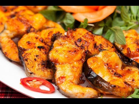 Video Cách làm cá tầm nướng muối ớt cho bữa tiệc gia đình... - youtube