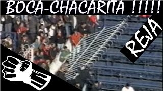 VIOLENCIA EN EL FUTBOL - incidentes boca chacarita - Chacarita vs Boca Incidentes 2003