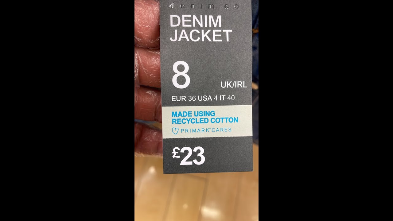longline denim jacket primark