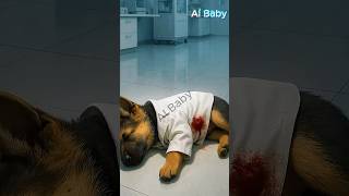 The puppy sacrificed himself to save the beautiful robot #robot #ai #shorts #shortsfeed #viralvideo