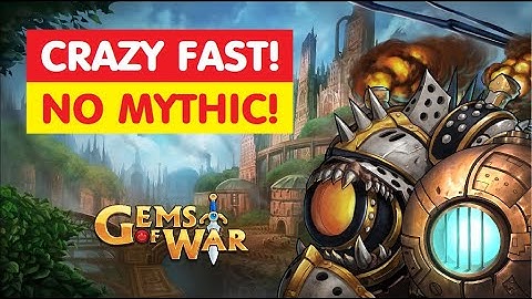 Gems of War Mechanist Class Challenge! Super Easy Fast Team and Strategy!