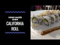 Como Hacer Sushi California Rolls
