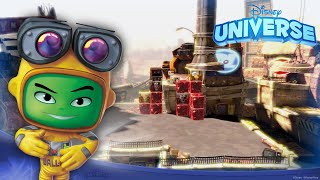 DISNEY UNIVERSE : WALL-E GAMEPLAY - WORLD 6 - FINALE
There are several sections in the video of this game where the sound has been muted to prevent copyright infringement.
Disney Universe is a co-operative action-adventure video game developed by Eurocom and published by Disney Interactive Studios.
The game was released on Microsoft Windows, PlayStation 3, Wii and Xbox 360 in October 2011 in North America and Europe.
It features the ability to suit up as characters from multiple Disney franchises, including Aladdin, The Lion King, Monsters, Inc., WALL-E, Finding Nemo, Pirates of the Caribbean, Phineas and Ferb, Tron: Legacy and The Muppet Show.
Up to four friends can connect through local multiplayer and play through 6 different worlds to defeat enemies, and collect powerups and coins.
One unique feature is that the enemies actively try to hinder a players progress by setting up traps or hiding key items.
The two main attractions of the game are the levels and the costumes.
Players travel to 6 worlds from classic and contemporary Disney and Pixar properties, consisting of Alice in Wonderland, Pirates of the Caribbean, The Lion King, WALL-E, Monsters, Inc., and Aladdin.
The travellers can acquire 45 costumes based on numerous other Disney franchises, such as The Little Mermaid, Tron, Mickey Mouse, Lilo & Stitch and Finding Nemo. DISNEY UNIVERSE : WALL-E GAMEPLAY - WORLD 6 - FINALE