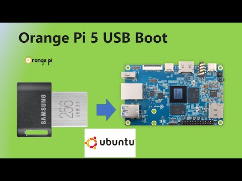 Boot Ubuntu or other OS from USB on Orange Pi 5 with new bootloader