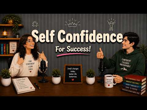 Video English Podcast For Learning English | Talking About The Role Of Self Confidence In Success!