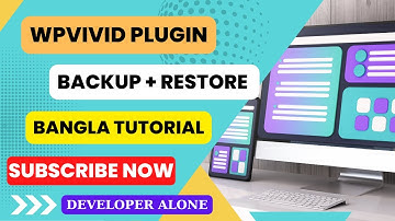 How to Backup and Restore Wordpress. Wpvivid Full Tutorial Bangla