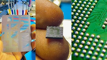 How to Reball any CPU or IC perfectly using universal stencil ( Full Explanation )