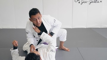 Passing the De La Riva Guard With Same Side Leg Drag