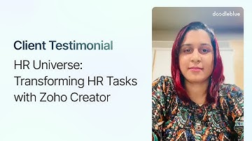 HR Universe: Transforming HR Tasks with ZOHO Creator by Xponential Digital