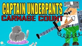 Captain Underpants (2017) Carnage Count with Prank Bonus Round!