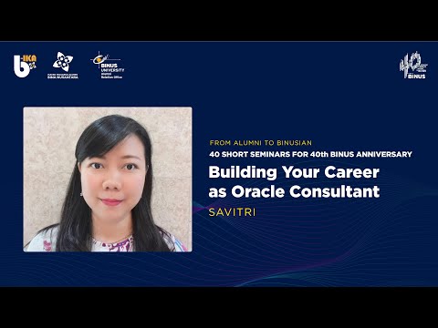 Building Your Career as Oracle Consultant - Savitri