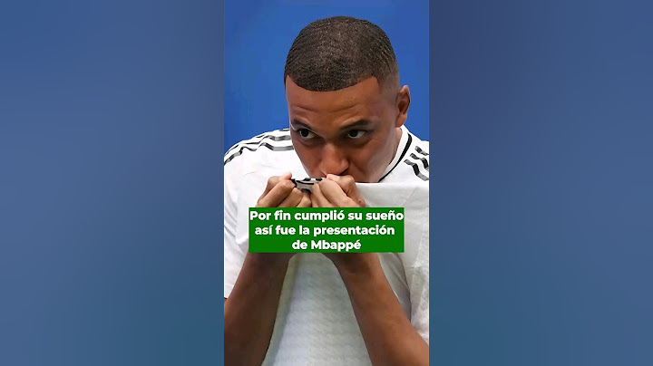 "Kylian Mbappé es presentado como nuevo jugador del Real Madrid: "Me dejaré la vida por este escudo"