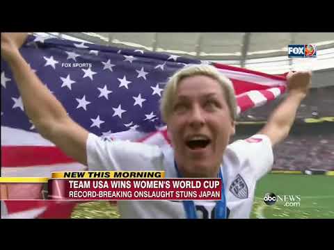 360p Team USA Beats Japan in Women's World Cup Final YouTube