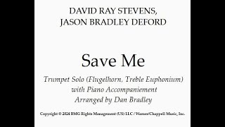 Save Me Trumpet solo and piano accompaniment